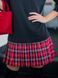 Removable skirt for constructor dress AIRDRESS Tyu-Tyu! XXS red tartan