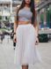 White Tulle skirt AIRSKIRT CASUAL midi