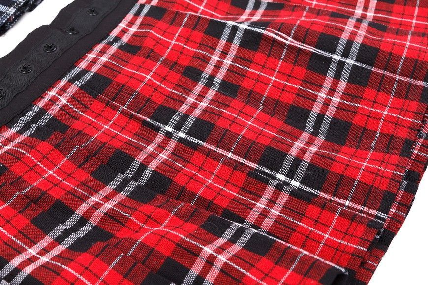 Removable skirt for constructor dress AIRDRESS Tyu-Tyu! XXS red tartan