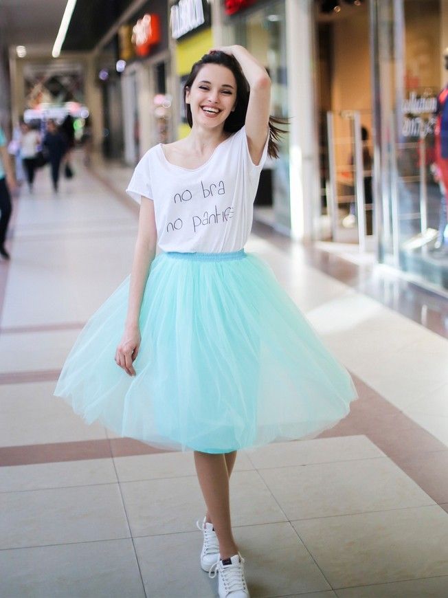 Комплект спідниць-пачок AIRSKIRT Family Look м'ятний