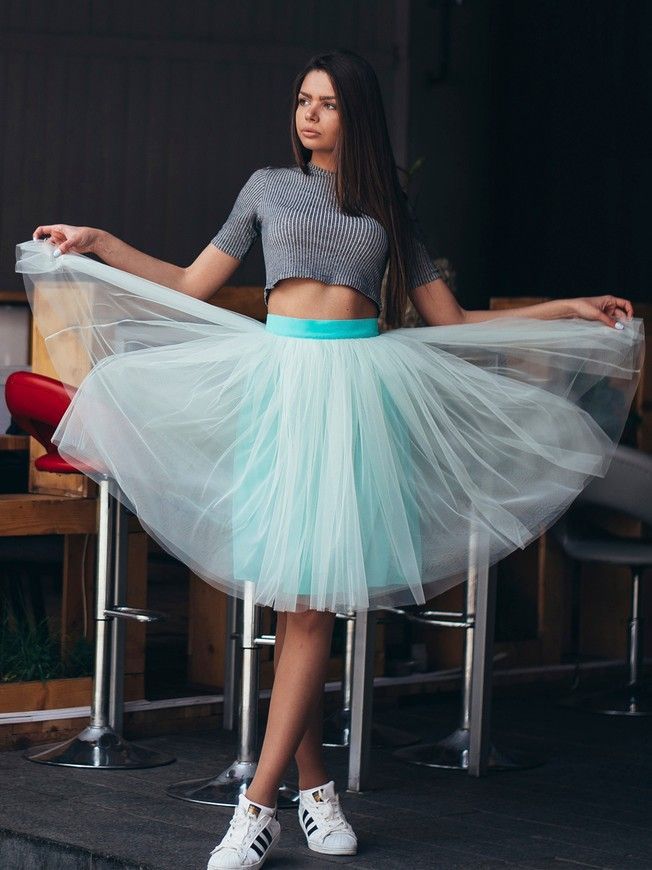 Комплект спідниць-пачок AIRSKIRT Family Look м'ятний