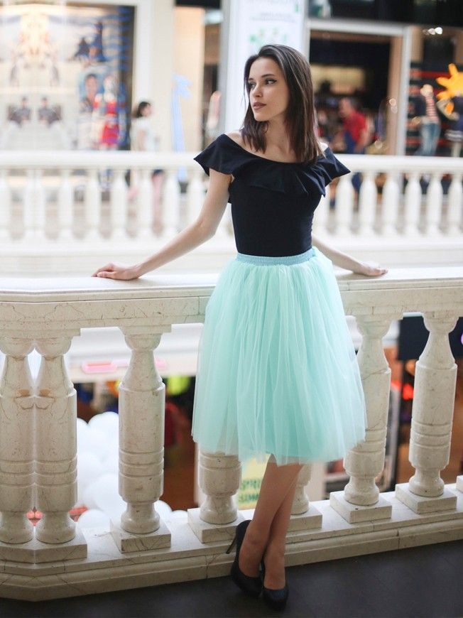 Комплект спідниць-пачок AIRSKIRT Family Look м'ятний
