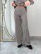 Set (flared pants and cardigan) Tyu-Tyu! XS/S gray with pink removable faux fur cuffs and collar