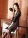 Black Shirt-dress AIRSKIRT Lace with beige lining