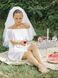 White mini sundress with white tulle ruffles