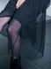 Комплект из 2-х съемных юбочек к платью-конструктору AIRDRESS Тю-Тю! XXS: пышная пудровая и черная миди гофре