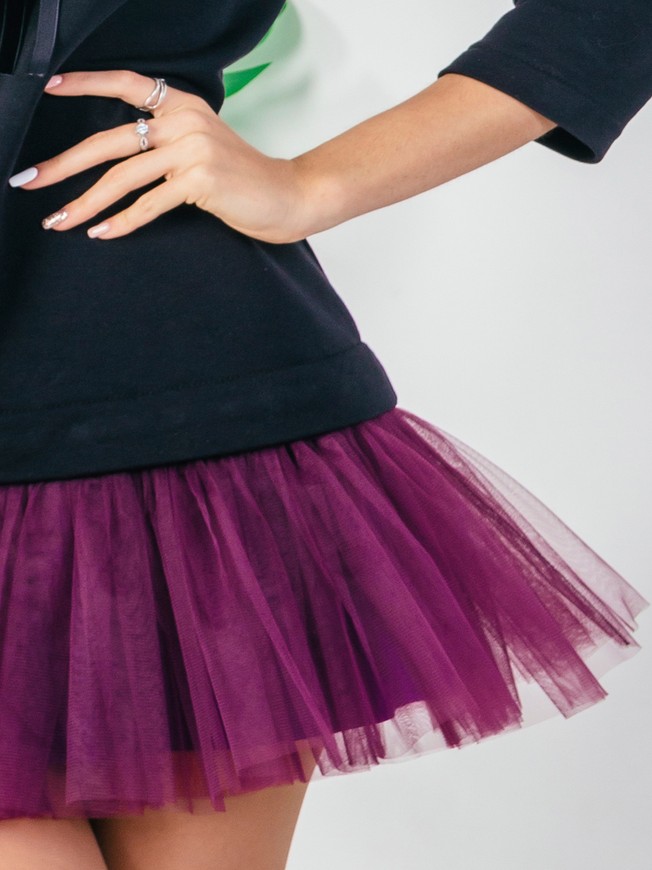 Removable skirt for constructor dress AIRDRESS Tyu-Tyu! XXS plum