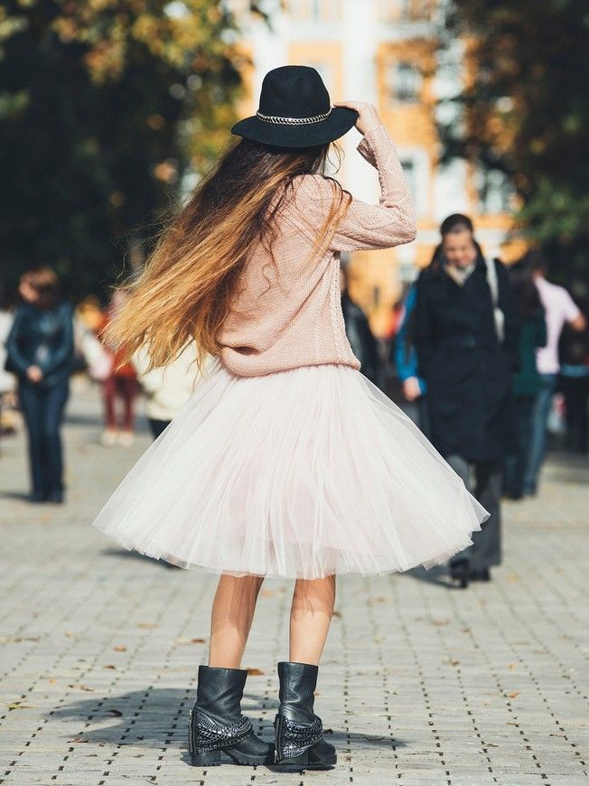 Спідниця-пачка AIRSKIRT Рожева пудра міді