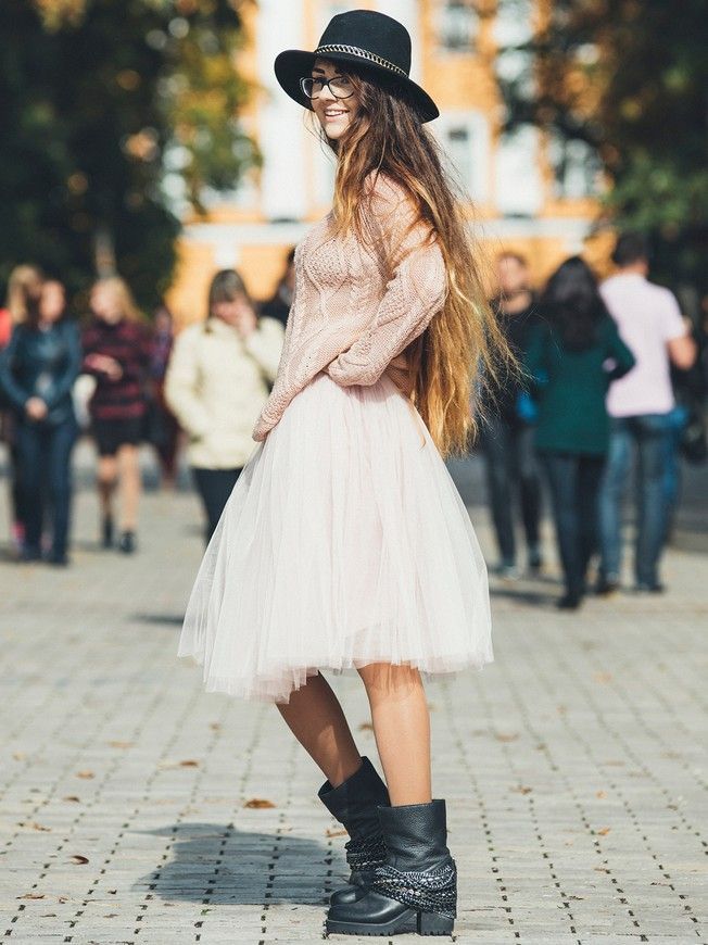 Спідниця-пачка AIRSKIRT Рожева пудра міді
