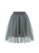 Graphite Gray Tulle skirt Airskirt mini