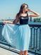 Sky Blue Tulle skirt AIRSKIRT CASUAL midi