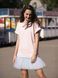 Constructor-dress pink Airdress with removable blue skirt