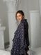 Chiffon midi dress with frills Tyu-Tyu! XS navy blue in floral print