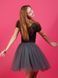 Graphite Gray Tulle skirt Airskirt mini