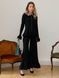 Set (flared pants and cardigan) Tyu-Tyu! S black with ruffles and detachable collar