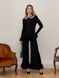 Set (flared pants and cardigan) Tyu-Tyu! S black with ruffles and detachable collar