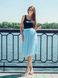 Sky Blue Tulle skirt AIRSKIRT CASUAL midi