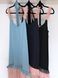 Navy blue mini slip dress with pink powder tulle ruffles