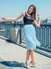 Sky Blue Tulle skirt AIRSKIRT CASUAL midi