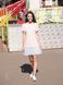 Constructor-dress pink Airdress with removable blue skirt