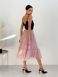 Blush Pink Tulle skirt with ruffle AIRSKIRT