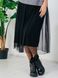 Removable skirt midi for constructor dress AIRDRESS Tyu-Tyu! XXS black gaufre