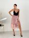Blush Pink Tulle skirt with ruffle AIRSKIRT