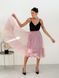 Blush Pink Tulle skirt with ruffle AIRSKIRT