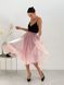 Blush Pink Tulle skirt with ruffle AIRSKIRT