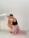 Blush Pink Tulle skirt with ruffle AIRSKIRT