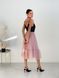 Blush Pink Tulle skirt with ruffle AIRSKIRT