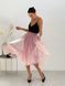 Blush Pink Tulle skirt with ruffle AIRSKIRT