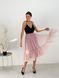 Blush Pink Tulle skirt with ruffle AIRSKIRT