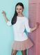 Constructor-dress white Airdress with removable blush pink skirt