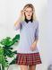 AIRDRESS set: gray top and 3 removable skirts (lush black and blush pink, red tartan)