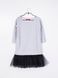 AIRDRESS set: gray top and 3 removable skirts (lush black and blush pink, red tartan)