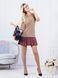 AIRDRESS set: camel top and 2 removable skirts (lush black and red tartan)