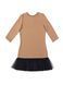 AIRDRESS set: camel top and 2 removable skirts (lush black and red tartan)