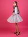 Light gray Tulle skirt Airskirt mini