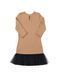 AIRDRESS set: camel top and 2 removable skirts (lush black and red tartan)