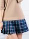 Set of 2 removable skirts fot constructor dress AIRDRESS Tyu-Tyu! XXS: lush black and green tartan