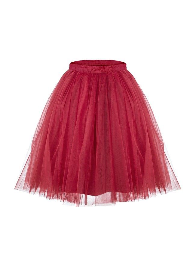 Marsala Bordo Tulle skirt Airskirt mini