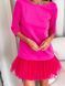 Constructor-dress fuchsia AIRDRESS Evening with removable fuchsia skirt