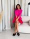 Constructor-dress fuchsia AIRDRESS Evening with removable fuchsia skirt