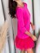 Constructor-dress fuchsia AIRDRESS Evening with removable fuchsia skirt