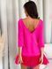 Constructor-dress fuchsia AIRDRESS Evening with removable fuchsia skirt