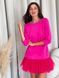 Constructor-dress fuchsia AIRDRESS Evening with removable fuchsia skirt