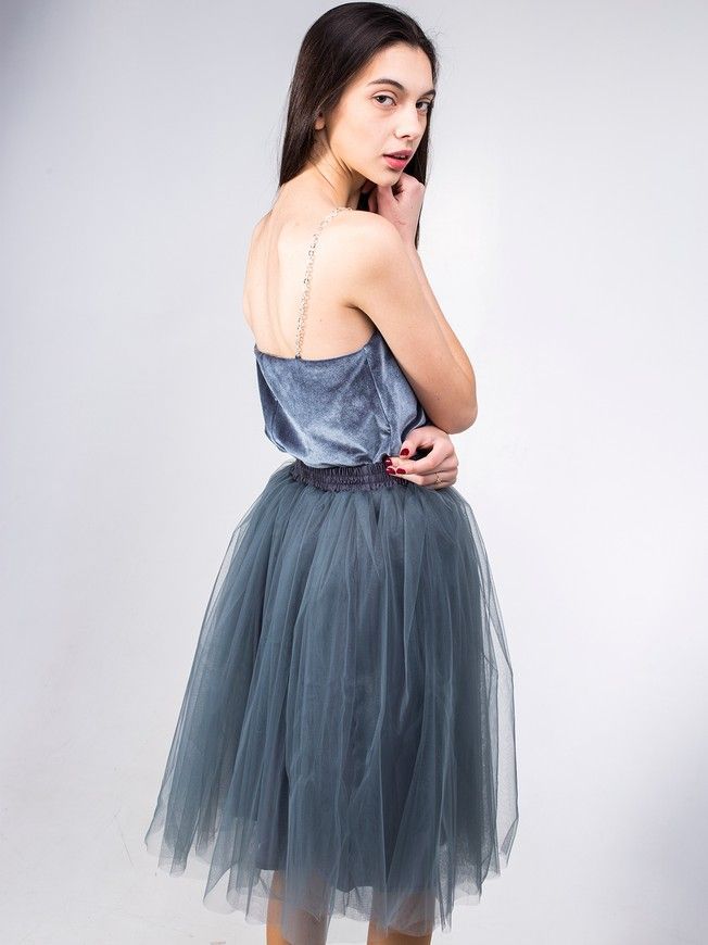 Graphite Gray Tulle skirt AIRSKIRT