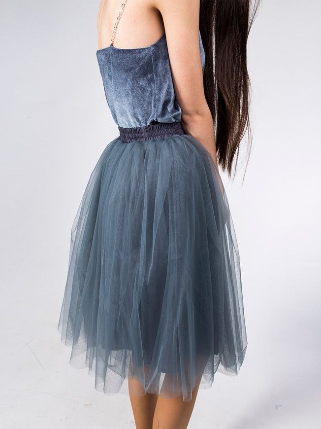 Graphite Gray Tulle skirt AIRSKIRT