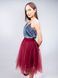 Marsala Bordo Tulle skirt AIRSKIRT